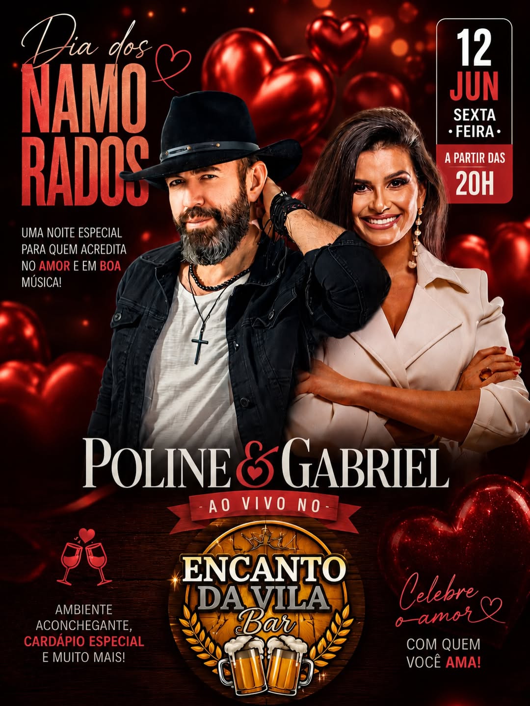Dia dos Namorados no Encanto Vila Bar