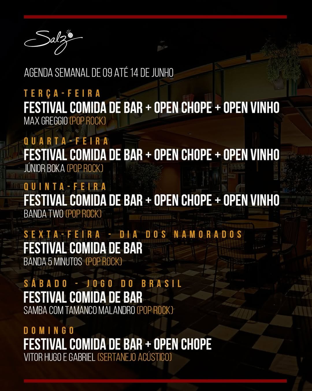 Agenda Salz Bar