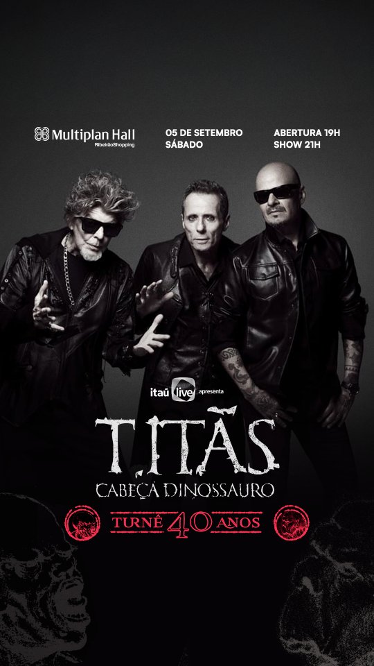 Titãs - Cabeça Dinossauro 40 anos
