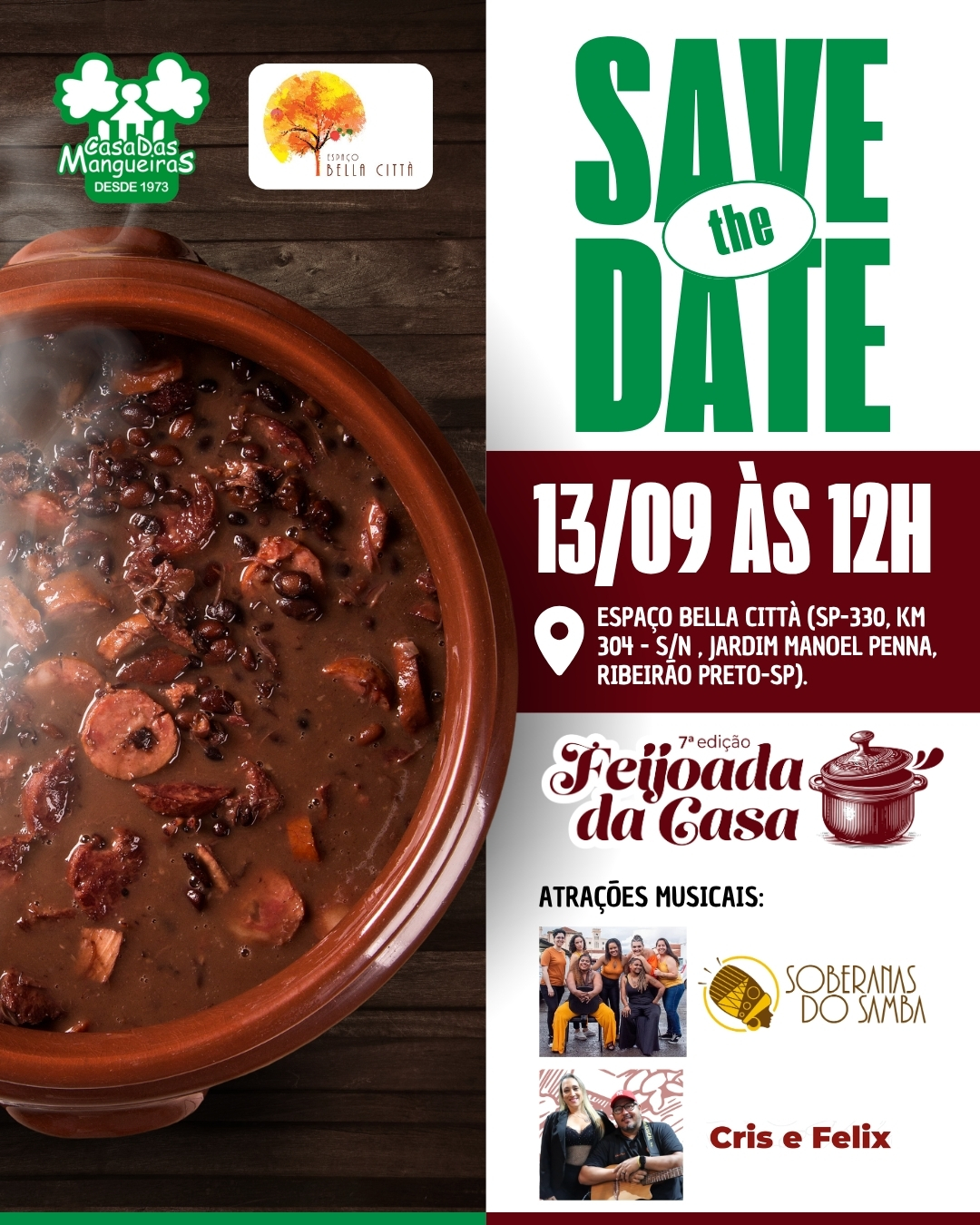Feijoada da Casa vem aí !