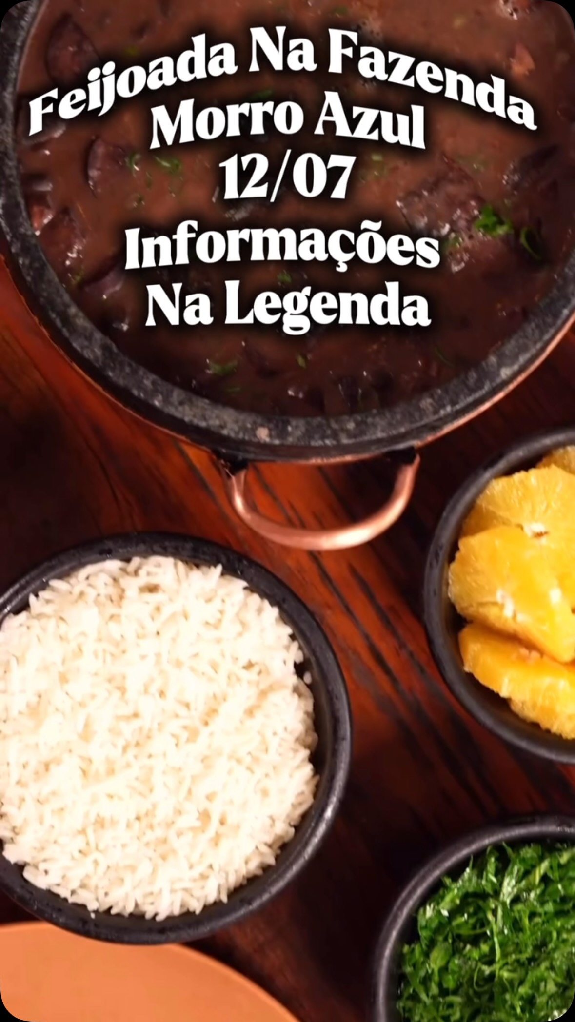 Feijoada na Fazenda Morro Azul