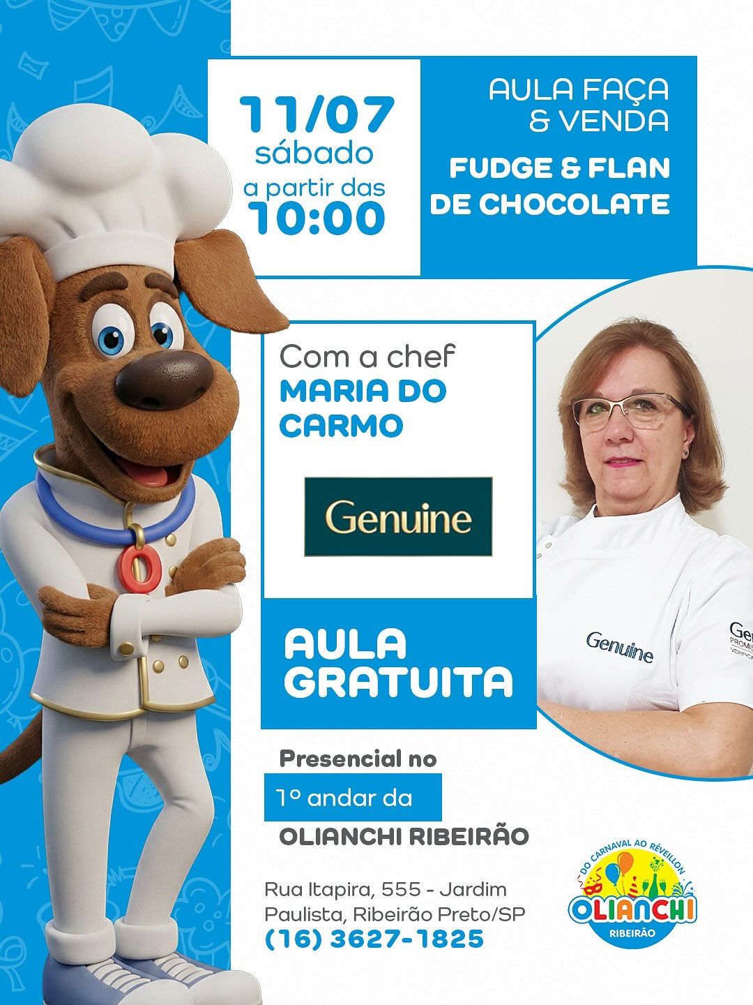 Fudge e Flan de Chocolate
