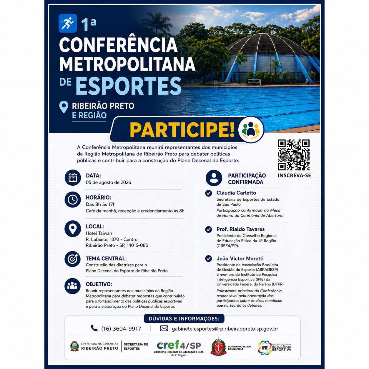 1ª Conferência Metropolitana de Esportes de Ribeirão Preto