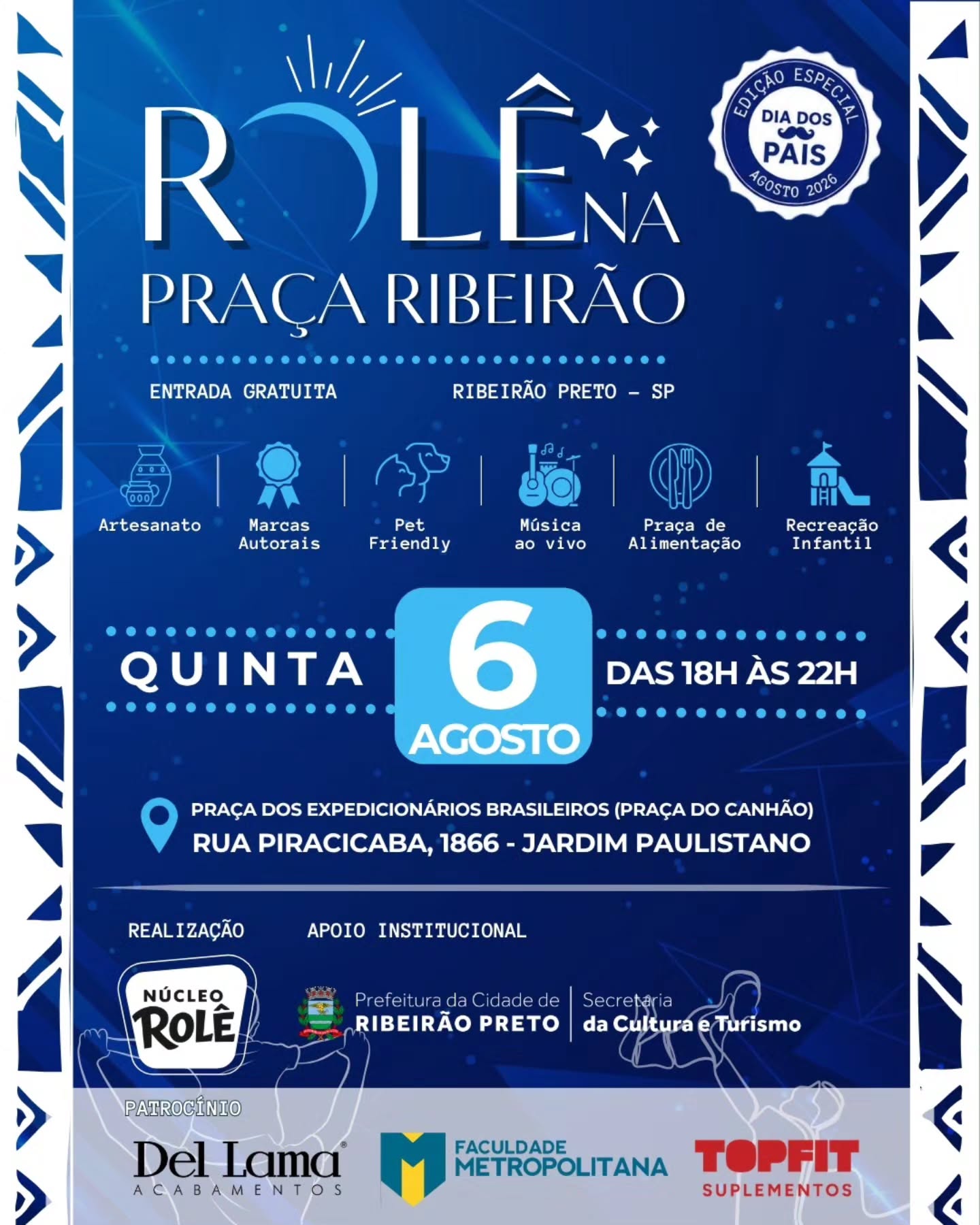 Rolê na Praça Edição Especial Dia dos Pais