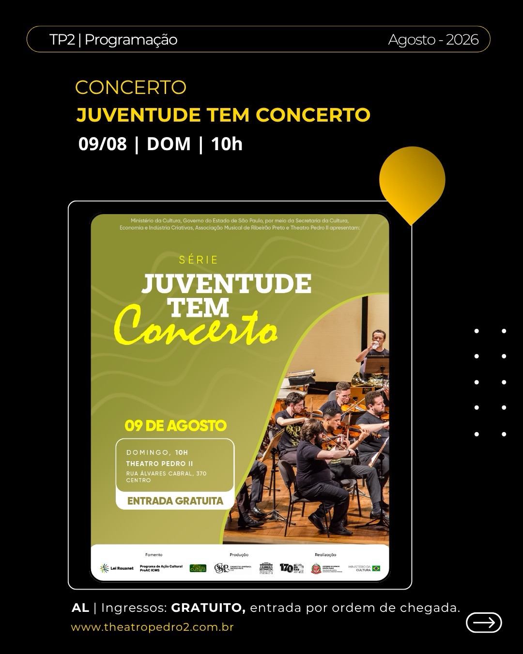 Série Juventude Tem Concerto (gratuito)