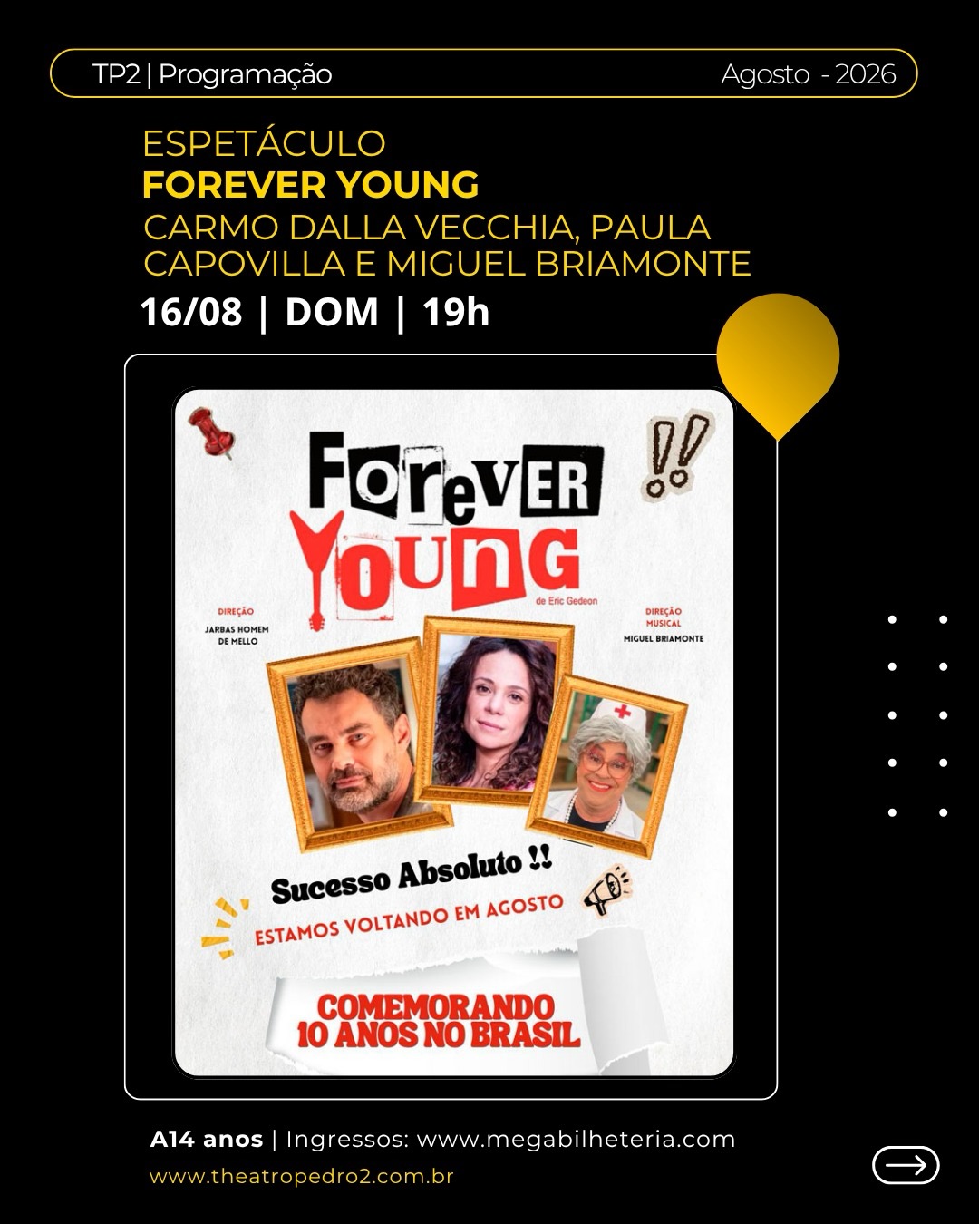 Espetáculo Forever Young