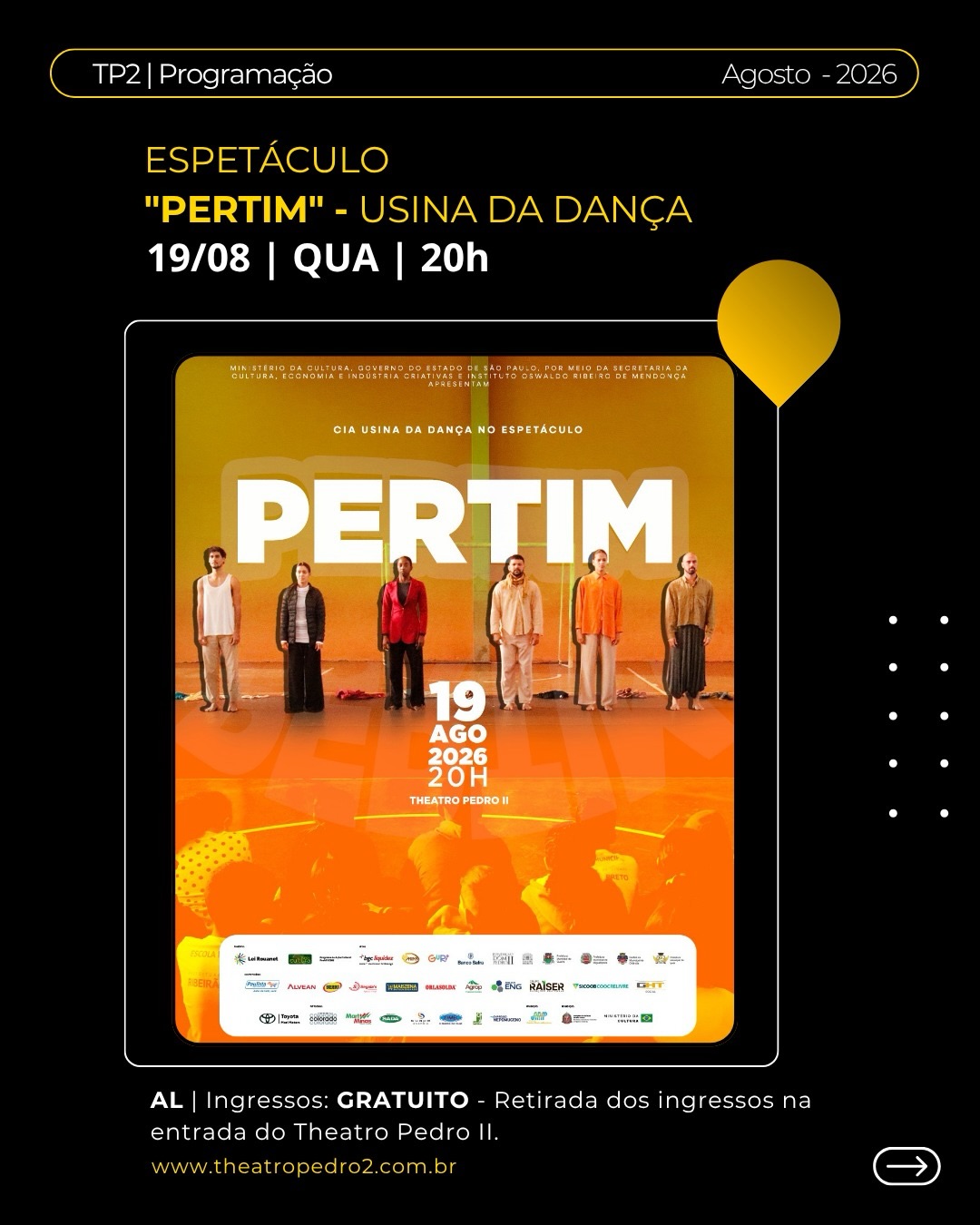 Espetáculo: "PERTIM"