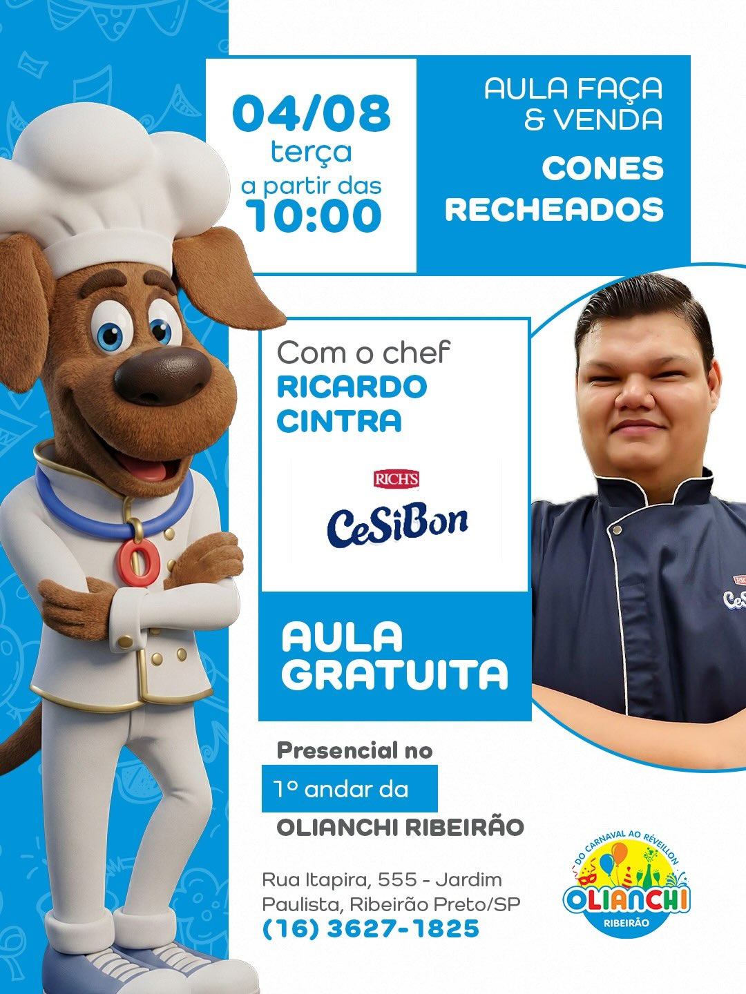 Cones Recheados (Aula Gratuita)