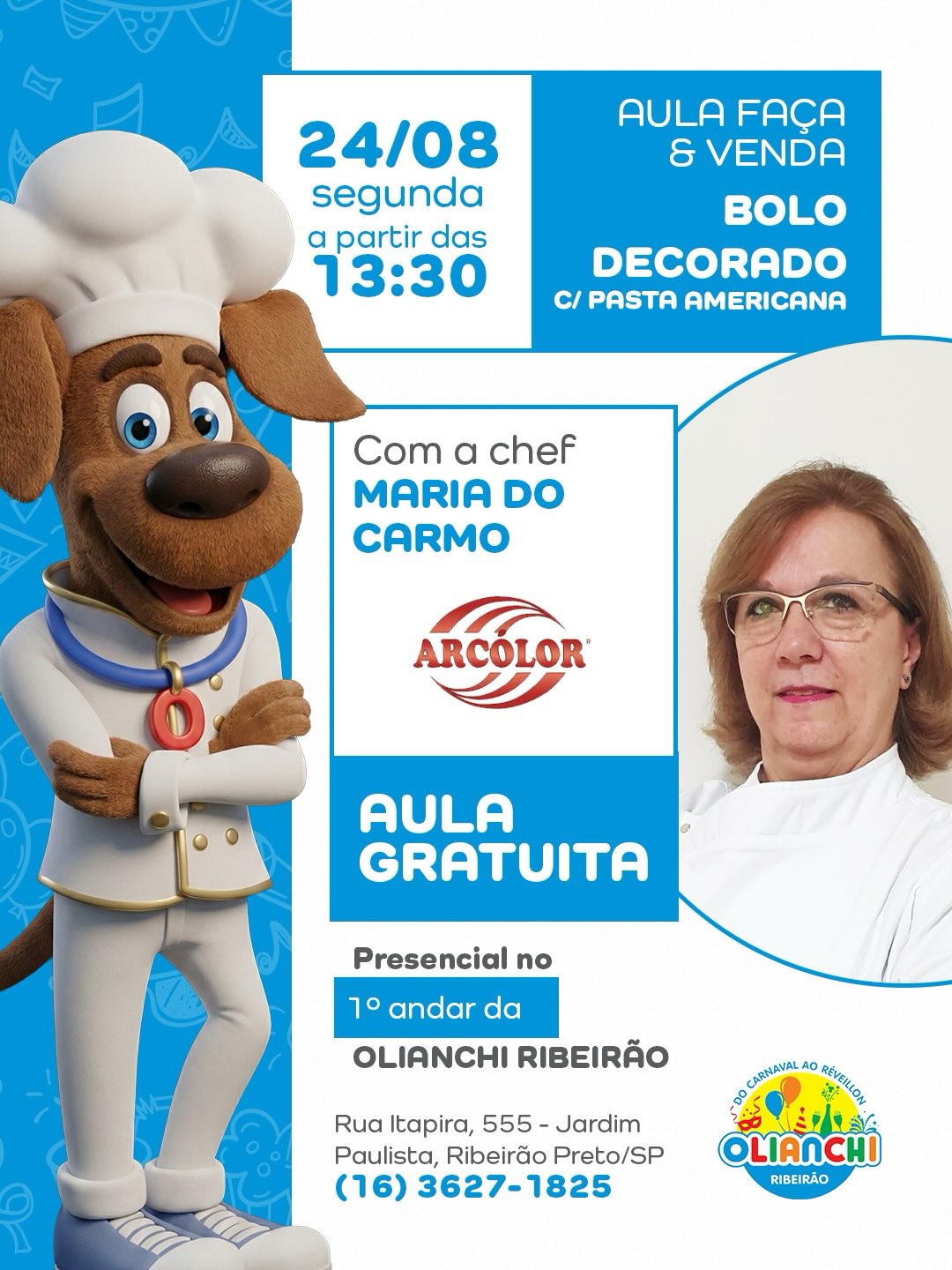 Bolo Decorado (Aula Gratuita)
